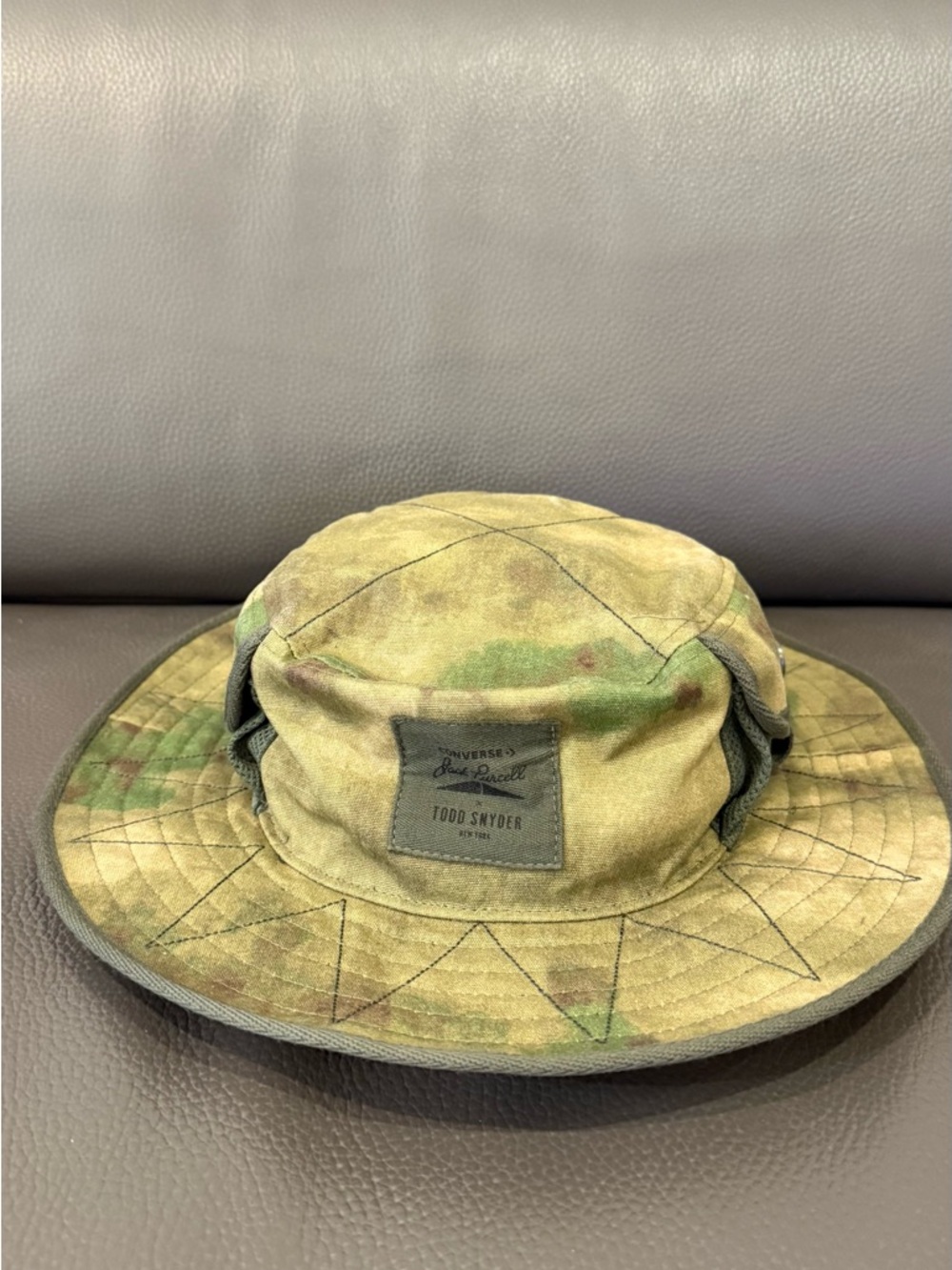 Converse Todd Snyder Camo Bucket Hat - Olive Green